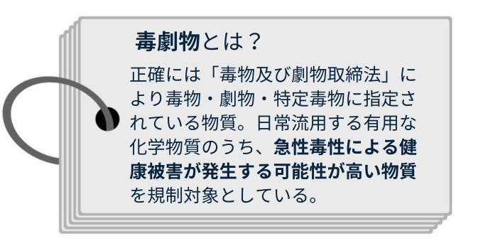 薬品の劇物とその他の見分け方 安い